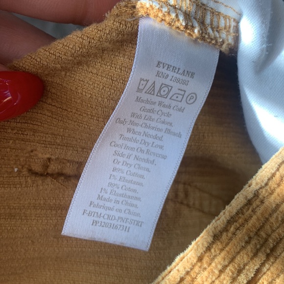 Everlane Corduroy Straight Leg Crop size 6 - Picture 6 of 13